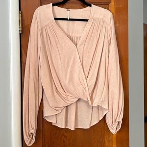 Free People light pink Blouse!